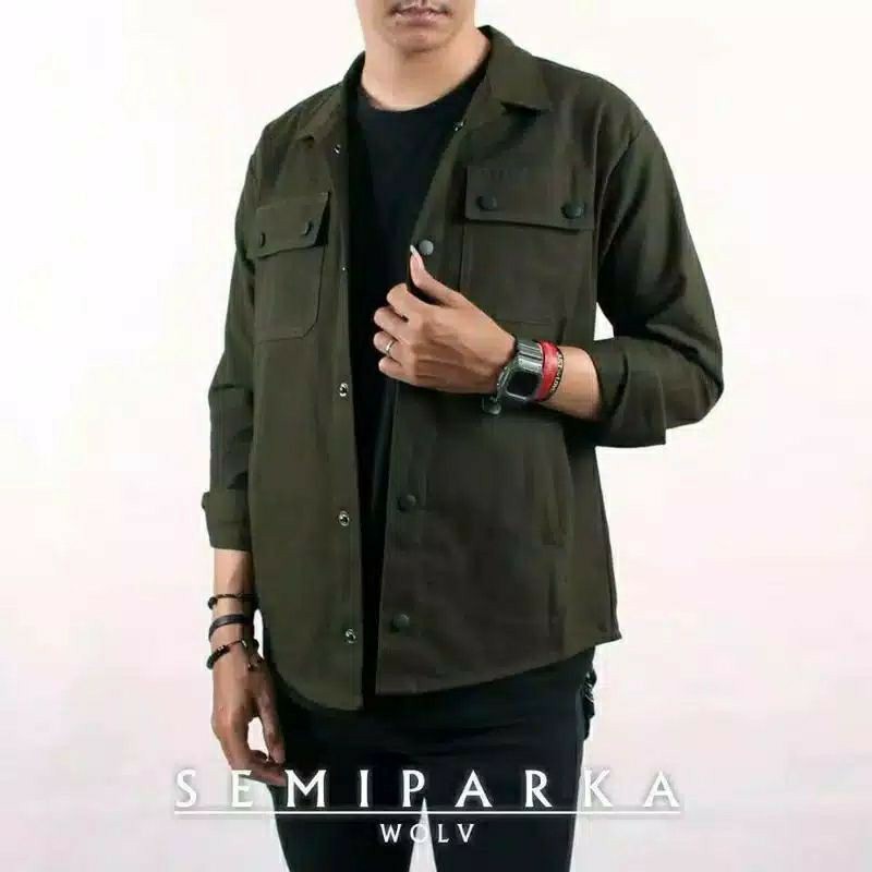 Kemeja semi parka/Semi Parka Original/Kemeja/kemeja terbaru