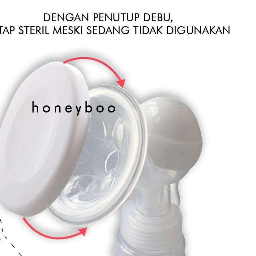 ✹ Honey Boo - Pompa ASI Manual Aman 150 ml Breast Pump BPA Free Praktis PA03 ☏