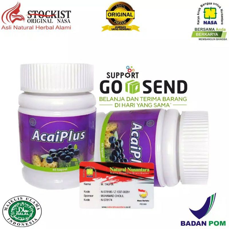 Acai Plus Obat Diet Kapsul/Nasa/Termurah
