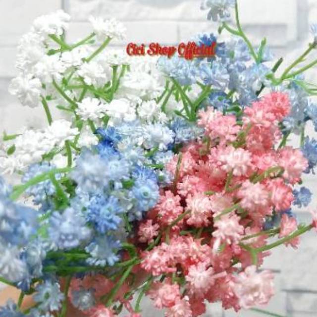 Babysbreath artificial/hantaran/seserahan/hantaran seserahan/sangjit/kotak hantaran/hantaran rustic