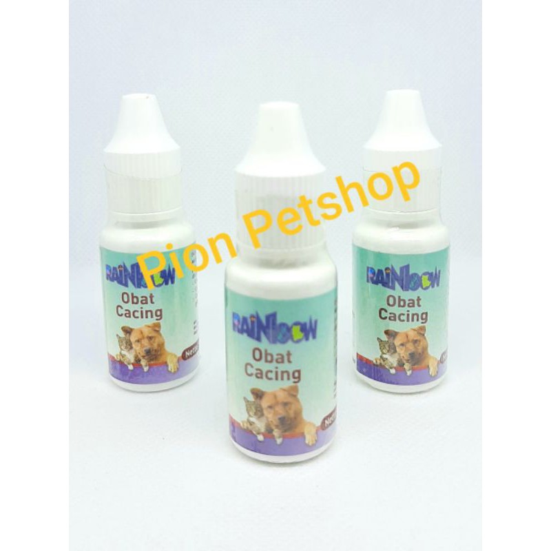 RAINBOW OBAT CACING 8 ml untuk Anjing Dan Kucing