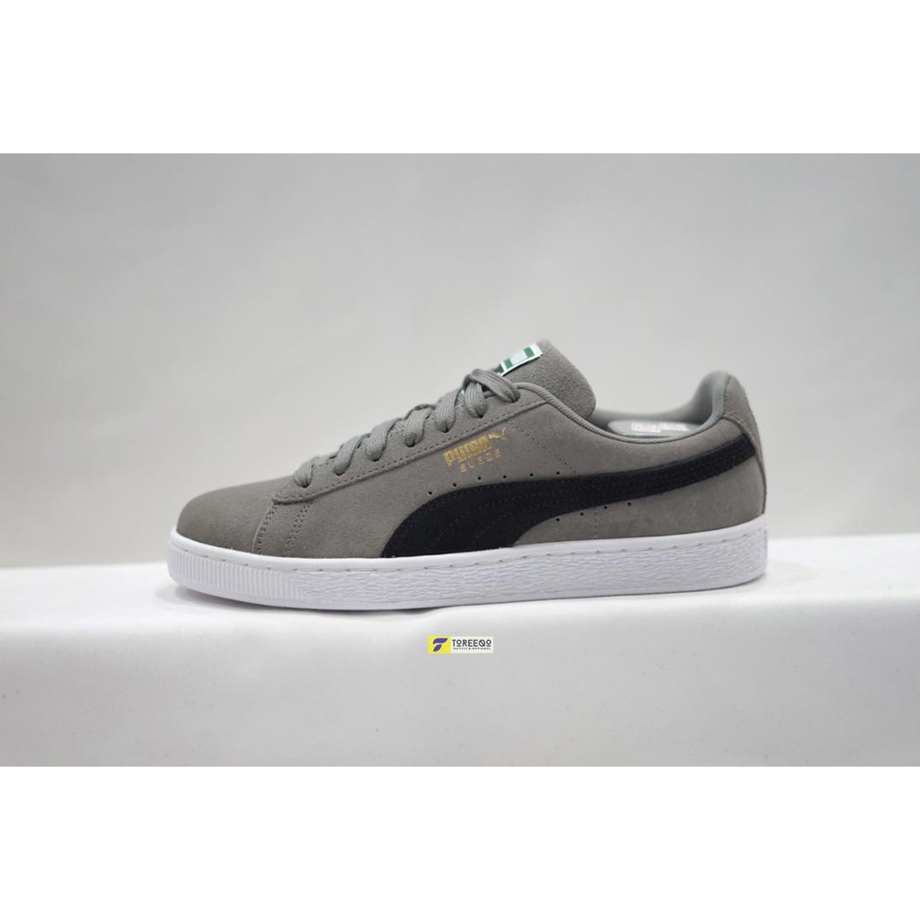 SEPATU PUMA SUEDE CLASSIC GREY CHARCOAL ORIGINAL 100% BNIB