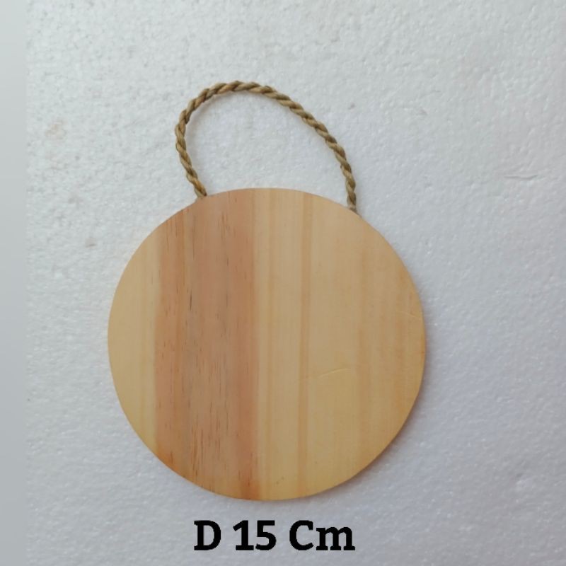 Talenan Kayu Kotak Tali & Bulat Tali Bahan Lukis/Bahan Decoupage