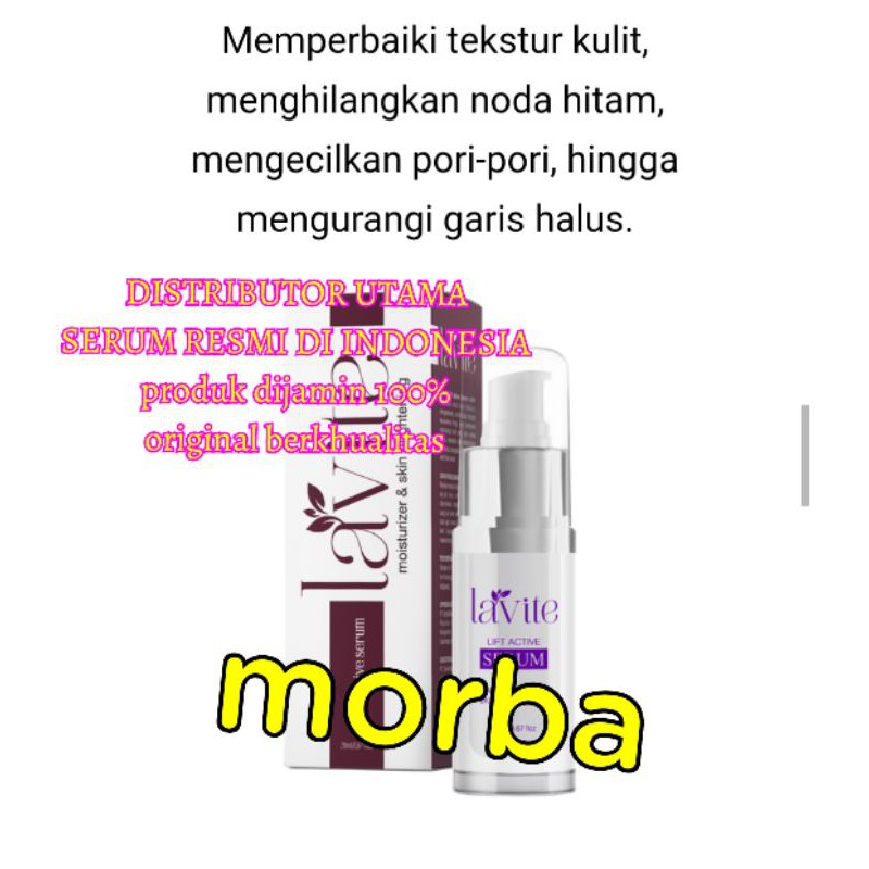 SERUM LAVITE MEMBUAT WAJAH LEBIH MUDA SECARA AMAN
