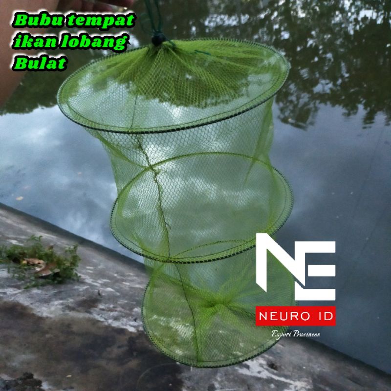 jaring Pancing ikan tempat Ikan 2 lobang bubu bulat 2 Lobang