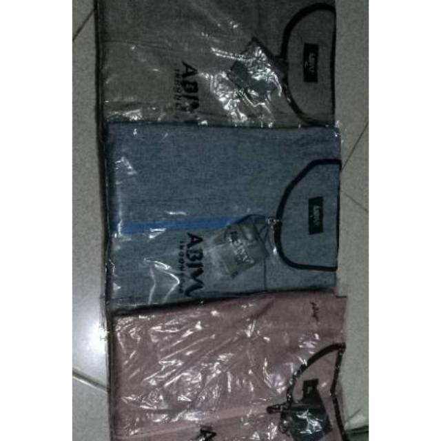 Gamis abiyu dewasa lengan pendek