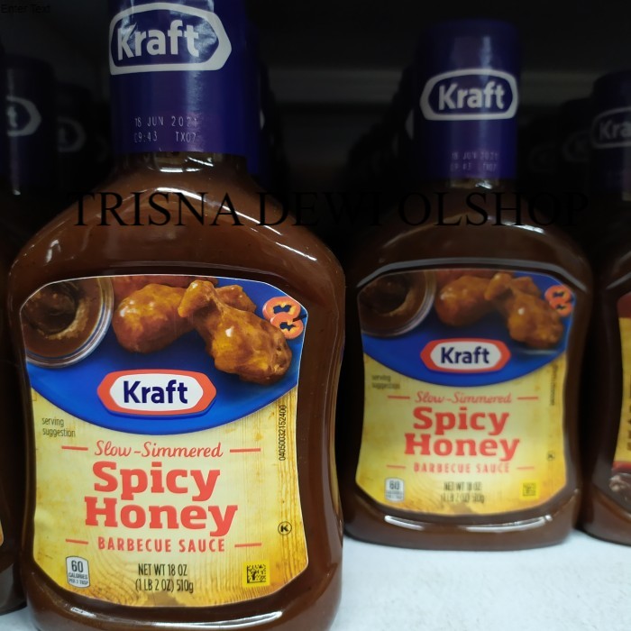 

KRAFT BerbequeSauce SpicyHoney Slow-Simmered 510gram