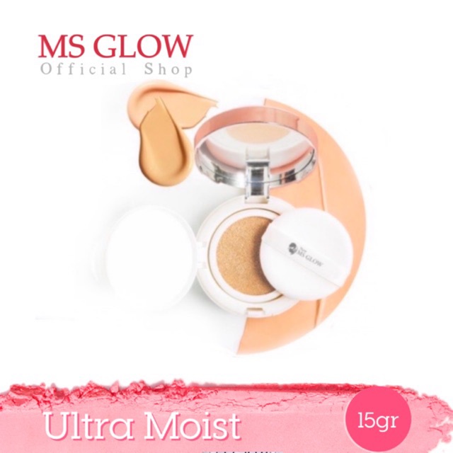 Ms Glow Ultra Moist Cushion Terbaru Original / CC Cushion MS GLOW