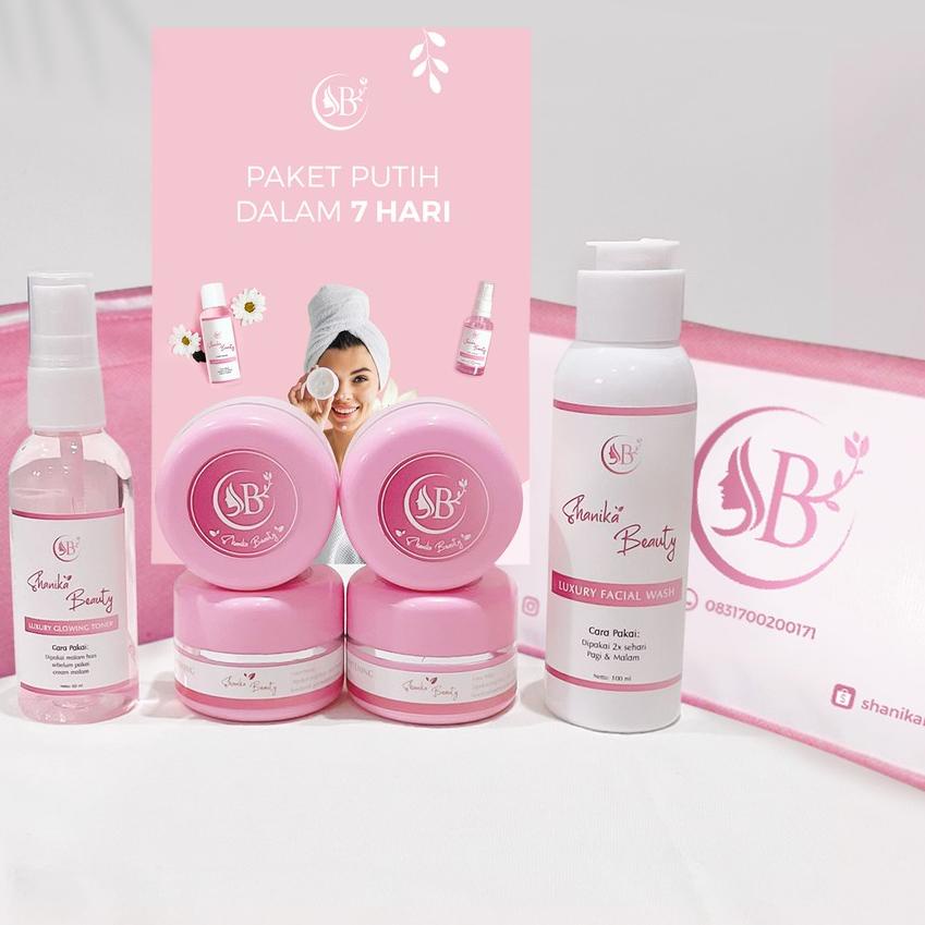 ♞ PAKET PENGELUPASAN ✨ | 7 HARI PUTIH & GLOWING SHANIKA BEAUTY ♥