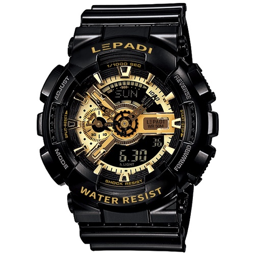 【Ready Stock】NSTART OFFICE SHOP Black&amp;White Lepaidi GA Sport Watch Jam Tangan Pria