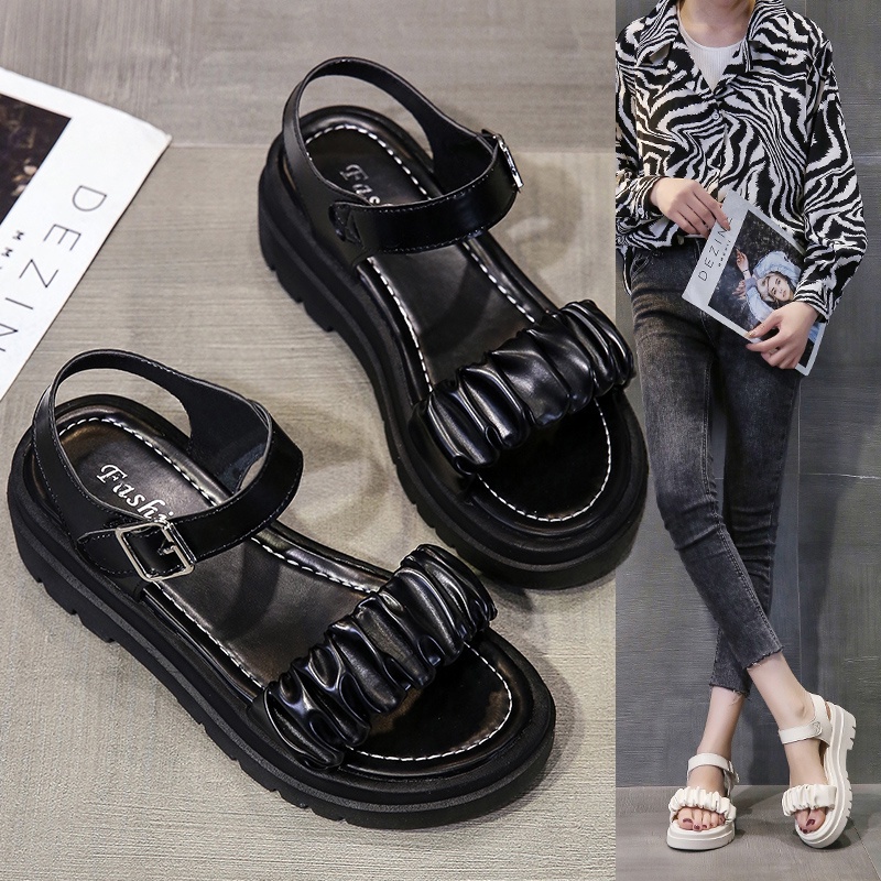 itx694, sandal flat wanita import fashion sandal wanita cantik dan terkiniian dan terlaris 5097