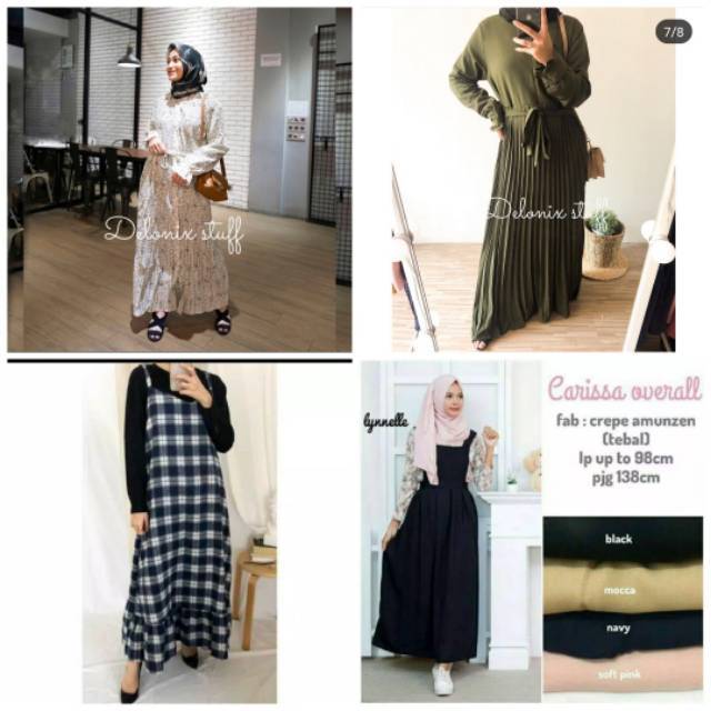 Gamis dress clo.id dan delonix stuff