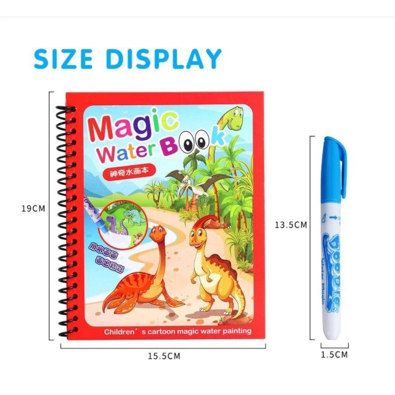 Mainan Buku Gambar Ajaib Magic Water Motorik Anak