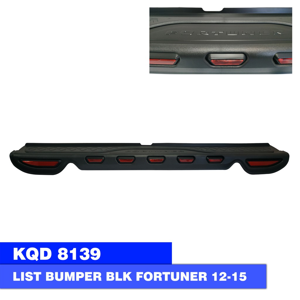 LIS BUMPER BELAKANG TOYOTA FORTUNER 2012-2015 LOWIN 8139