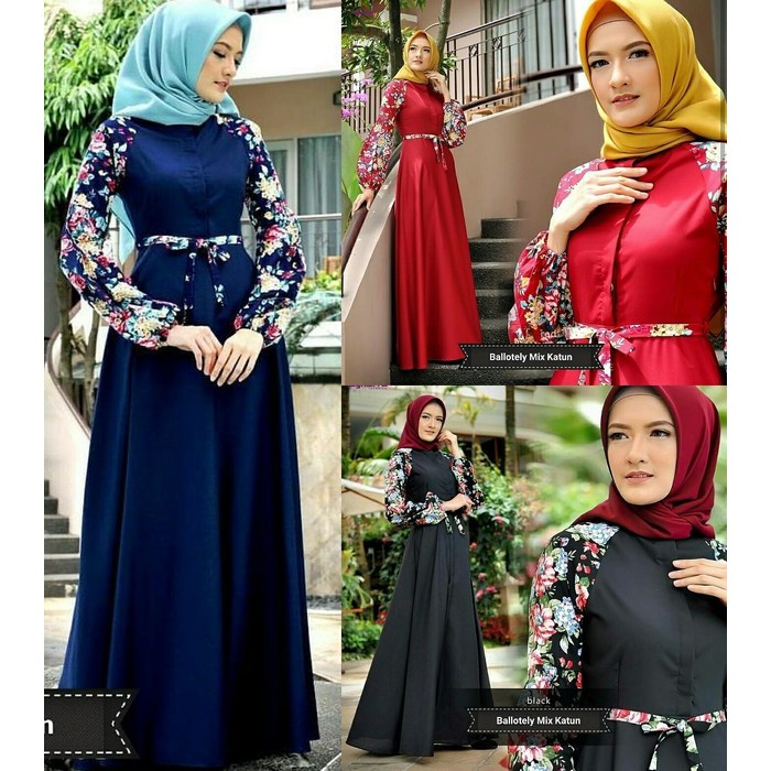 TERLARIS PAKAIAN SET GAMIS WANITA MUSLIM SYARI LEBARAN elegan mewah premium maxi pesta pernikahan pa