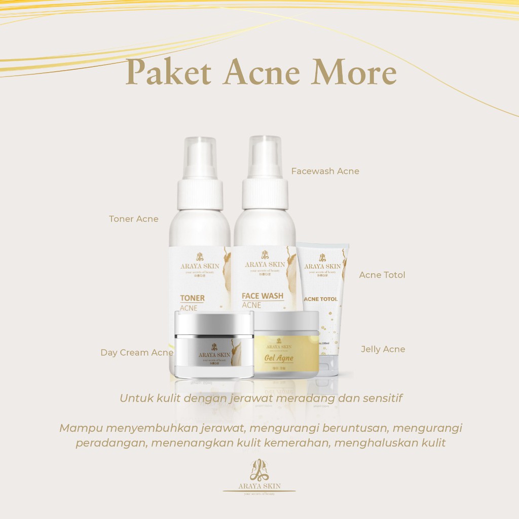 PAKET ARAYA SKINCARE ACNE MORE