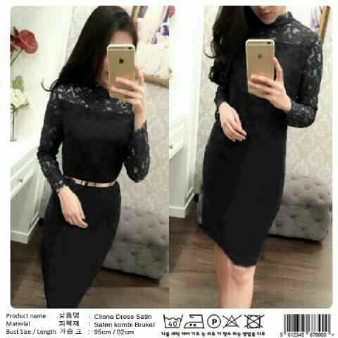 SPECIAL HARGA CGD CLIONA DRESS (BLACK) TERMURAH