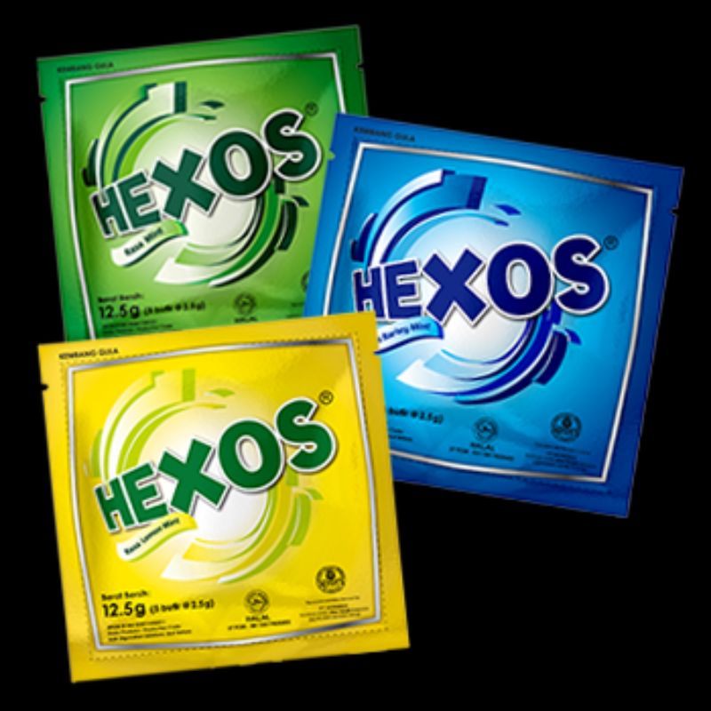 

Permen hexos candy mint/lemon 5x2.5gr