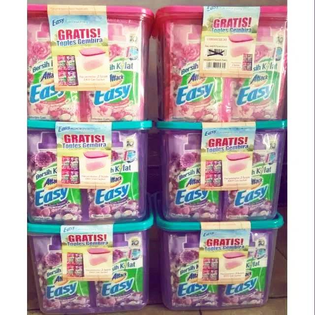 Attack easy liquid / Deterjen cair (Free Toples)