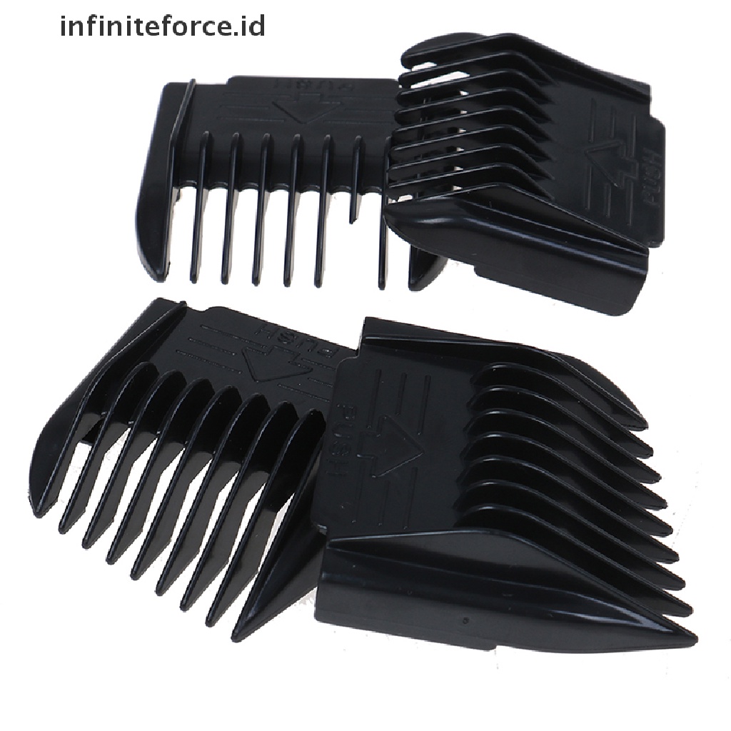 Infiniteforce.id 4pcs / Set Sisir Panduan Potong Rambut Peralatan Salon / Barber