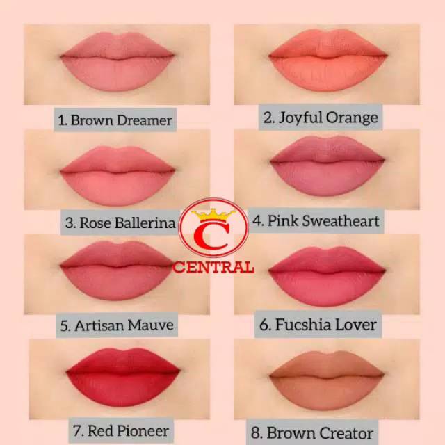 Wardah Colorfit Velvet Matte Lip Mousse/centraltrenggalek