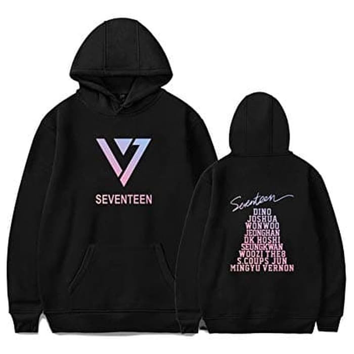 Jaket Hoodie Jumper Sweater Obral Murah SEVENTEEN PRiNTiNG PELANGi