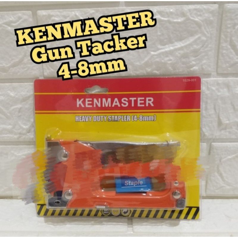 

STAPLER GUN BESI 4-8 MM KENMASTER GUN TEKER KENMASTER STAPLES GUN KENMASTER