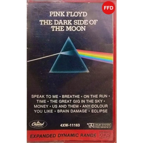 Kaset Pita Pink Floyd - Dark Side Of The Moon (USA) 1983