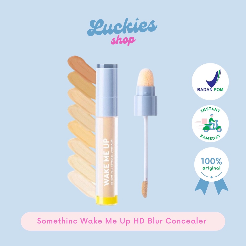 BPOM Somethinc Wake Me Up HD Blur Full Coverage Concealer Corrector