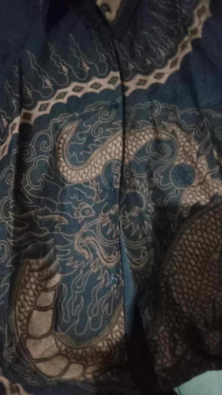 Kemeja Batik Pria Lengan Panjang Rantai Nogo Full Furing Baju Hem Atasan Premium Modern Trendy Katun