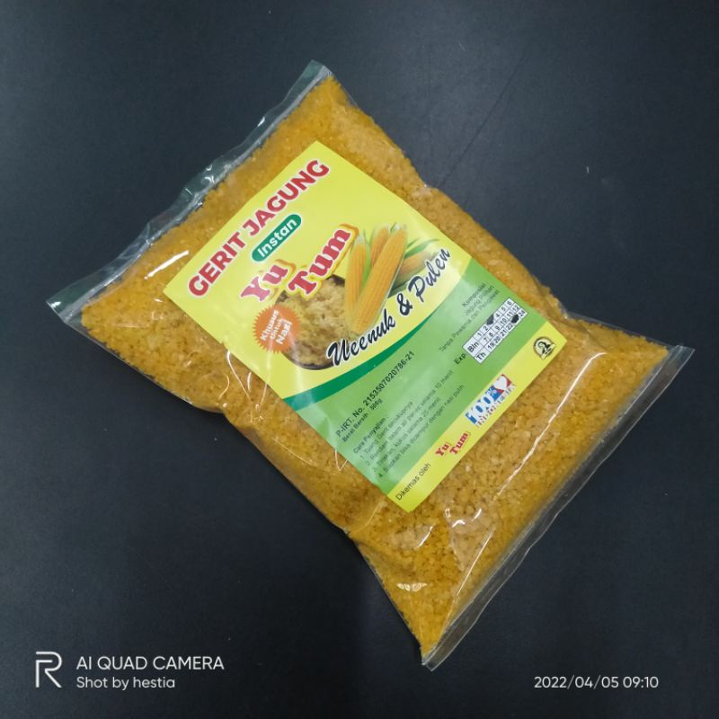 

Nasi Jagung Gerit Jagung Instan YuTum 500 Gram Makanan Tradisional Khas Jogja Gunungkidul