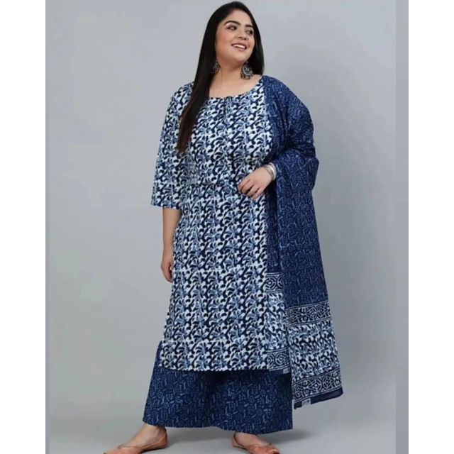 baju india jumbo / kurti set india besar / jumbo size india