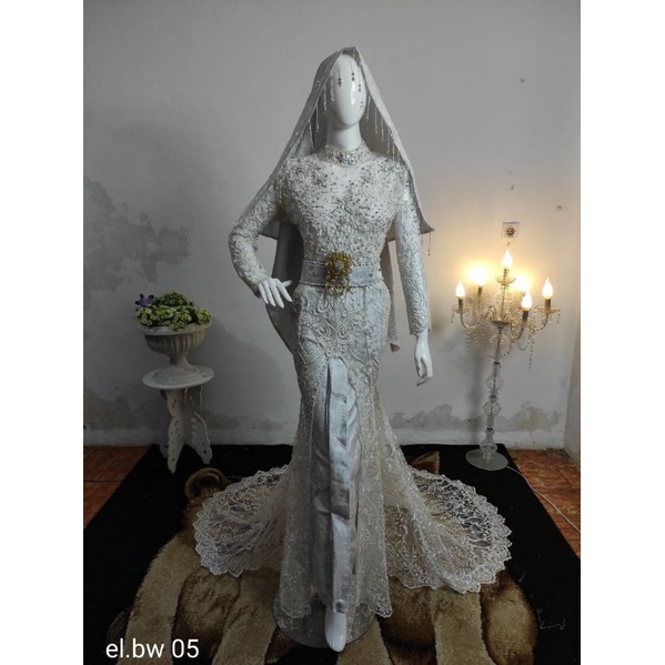 KEBAYA KOTO FULL PAYET MUTIARA/KEBAYA PENGANTIN AKAD