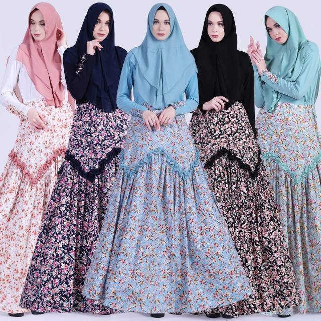 Ready  Nadine Set syari by Humaira