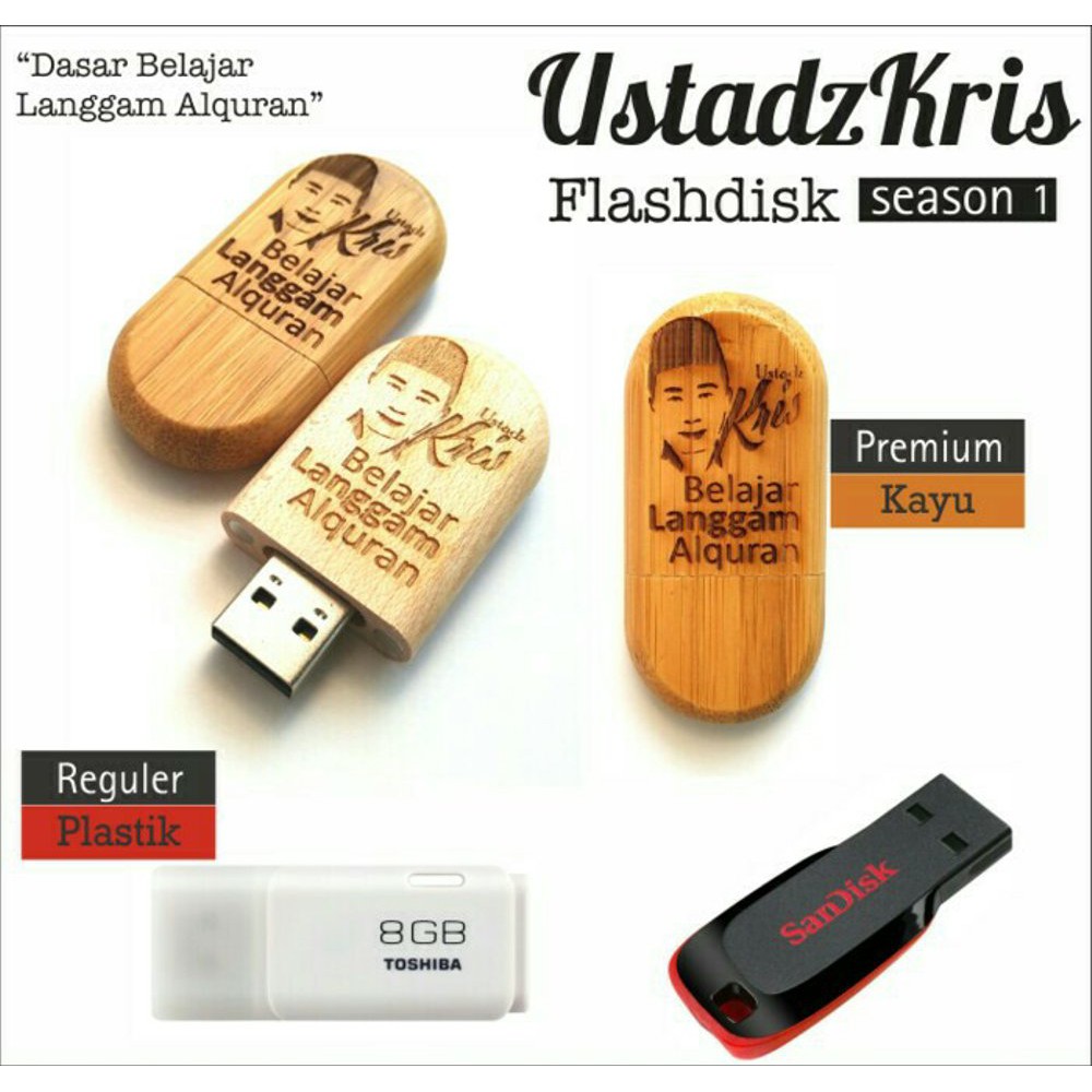 Dijual Best Seller  Flashdisk UstadzKris - Belajar Langgam Quran | PLQM S01 terbatas