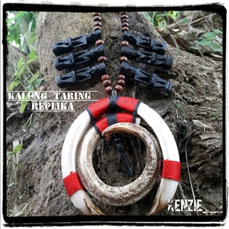 KALUNG TARING BABI ETNIK DAYAK