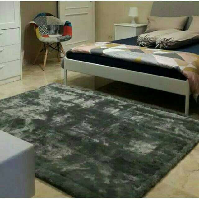 Dekorasi rumah karpet bulu ukuran 150x100 bahan lembut Dekorasi rumah karpet bulu ukuran 150x100 bahan lembut