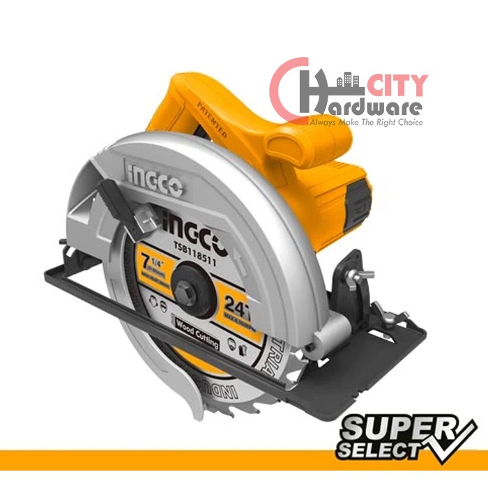 MESIN CIRCULAR SAW 1400W SUPER SELECT INGCO - CS18538