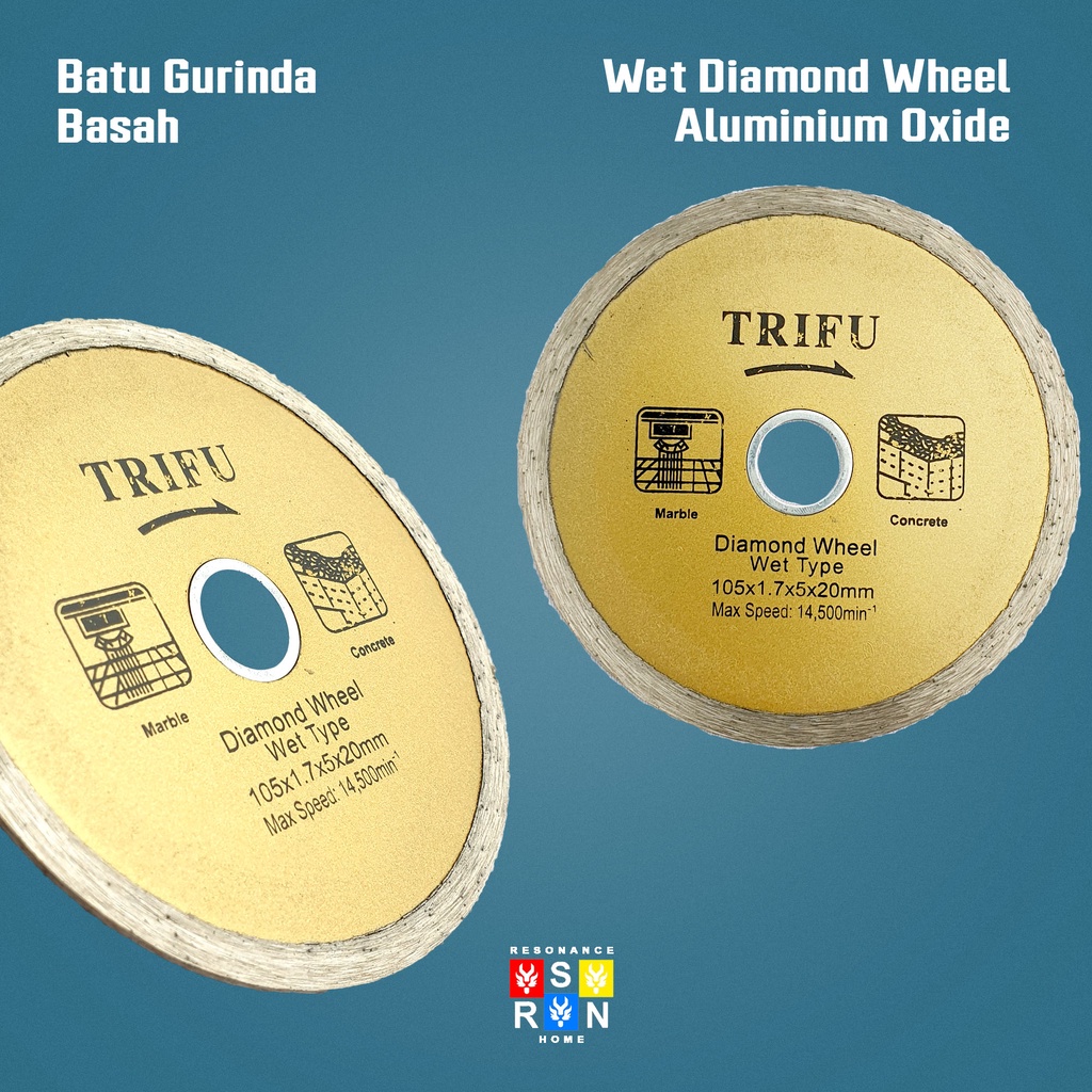 Diamond Wheel Wet 4&quot; / Batu Gurinda Resonance Home