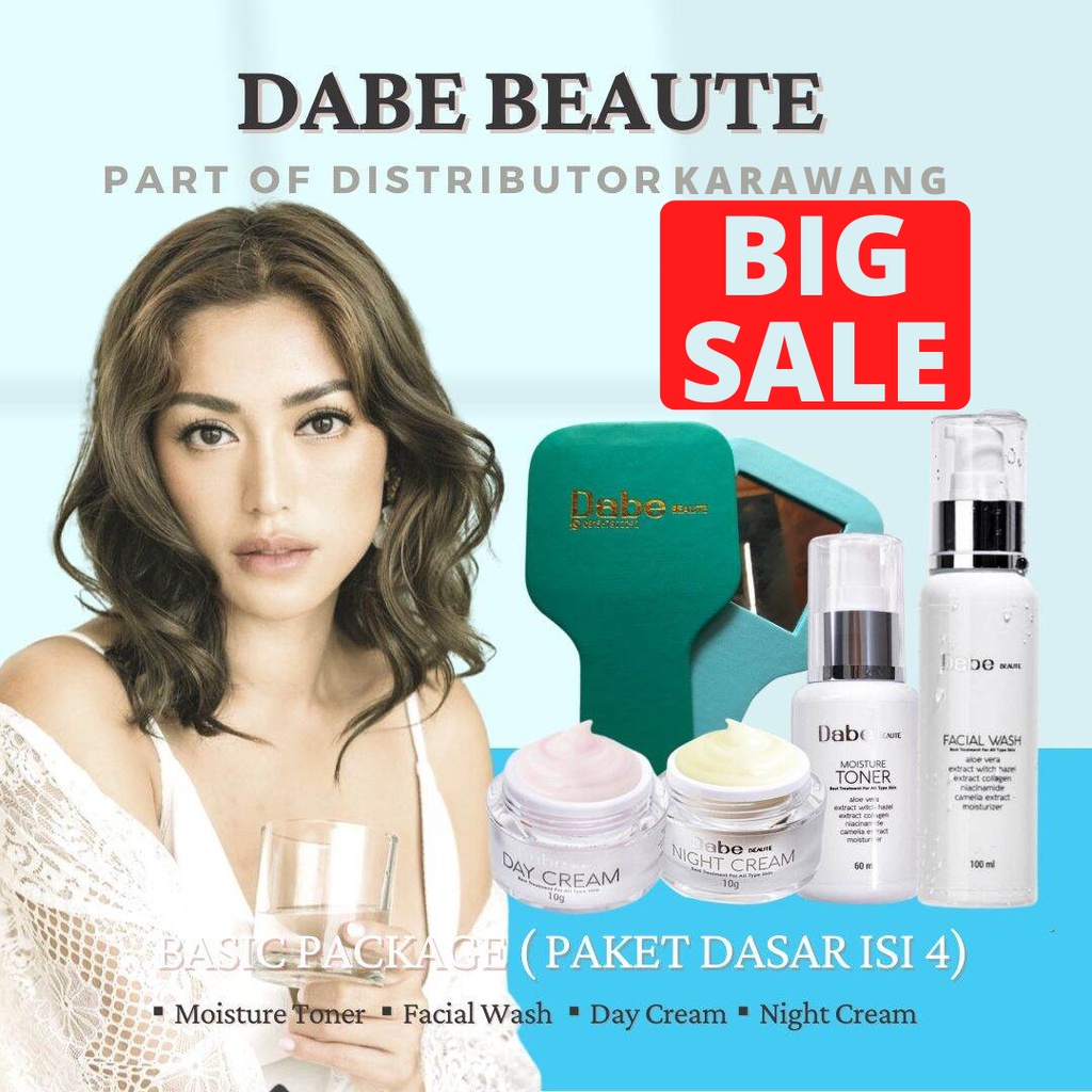 (FREE GIFT) DABE BEAUTE SKINCARE BPOM BY BELLA SHOFIE / PENCERAH WAJAH / CREAM WAJAH / ACNE / TONER / 100% ORIGINAL / SERUM /