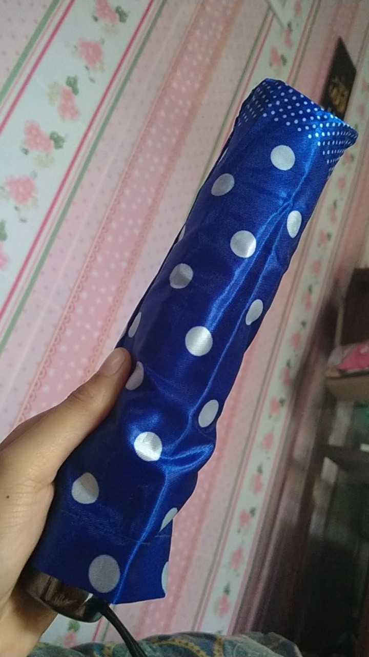 Jktumbrela - Payung Lipat 3 Polkadot Satin - 999