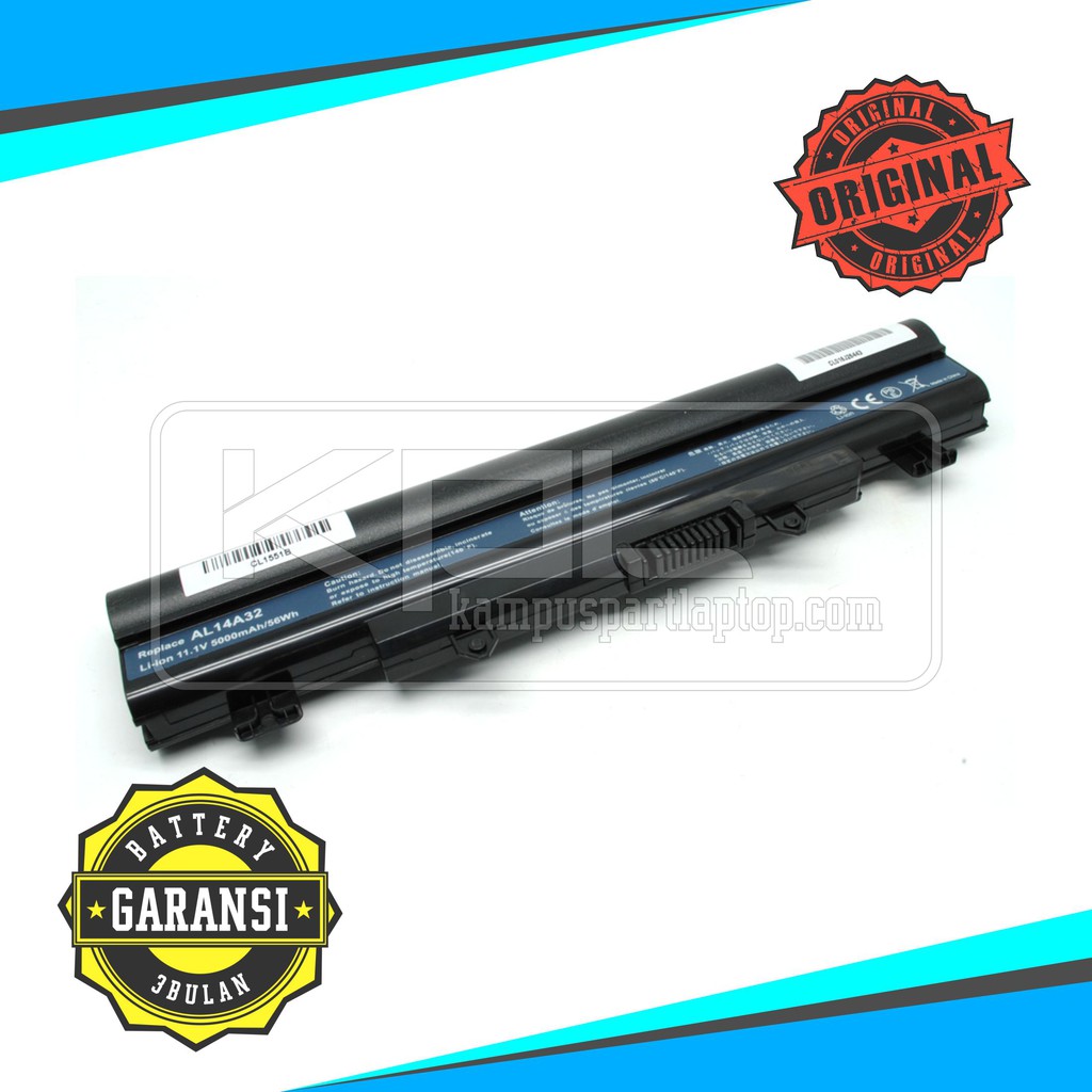 Baterai Battery Laptop Original Acer Aspire E5-471 E5-431 E14 Series E15 Series