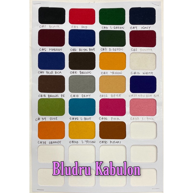 KAIN BLUDRU KABULON ORIGINAL TERMURAH KABUSYN KABULSIN GROSIR NON-STRETCH KAKU