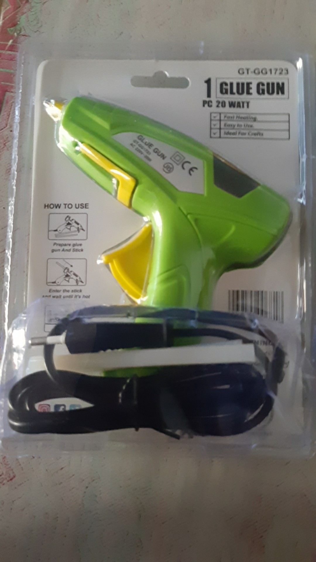 Tekiro Glue Gun 20 Watt / Lem Tembak / Glue Stick / Tembakan Lem 7mm
