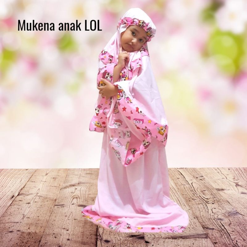 MUKENA ANAK LOL // MUKENA KARAKTER ANAK