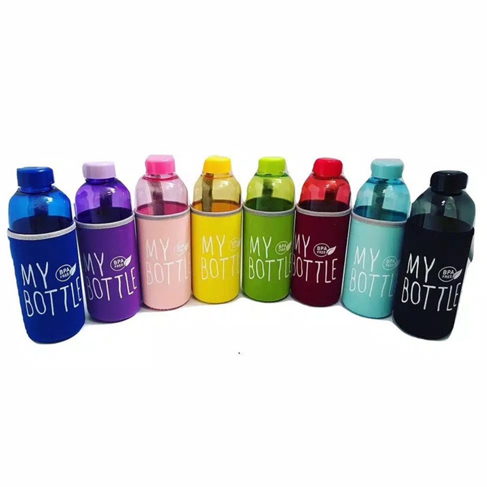 NEW MY BOTTLE COLOR 500ml FREE POUCH Infused Water