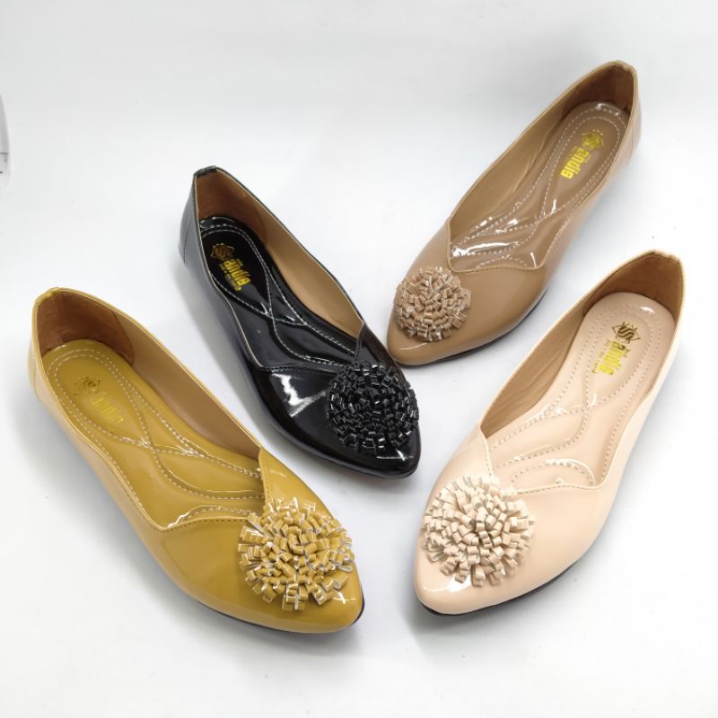Andas Andis - Sepatu Flatshoes Wanita Glosy Laras