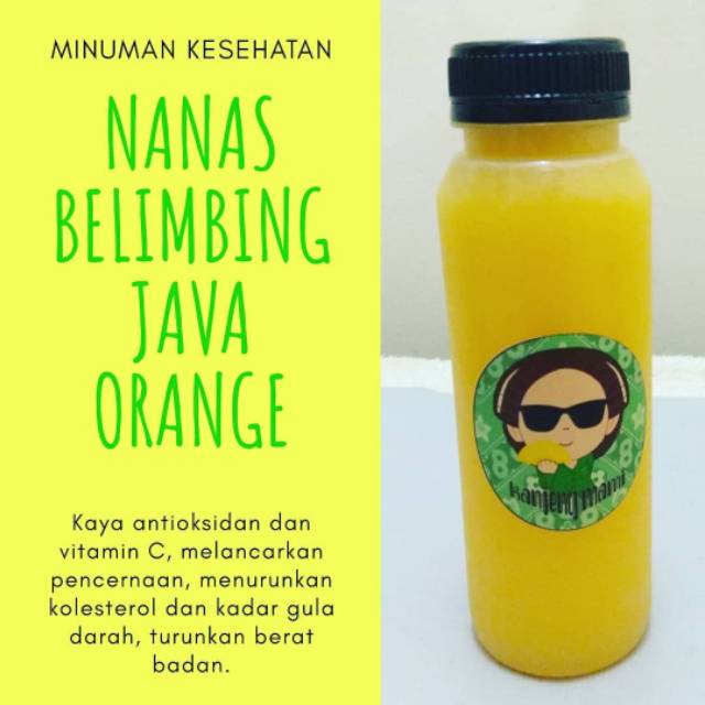 

Cold Pressed Juice: Nanas, Belimbing, Jeruk Baby Java