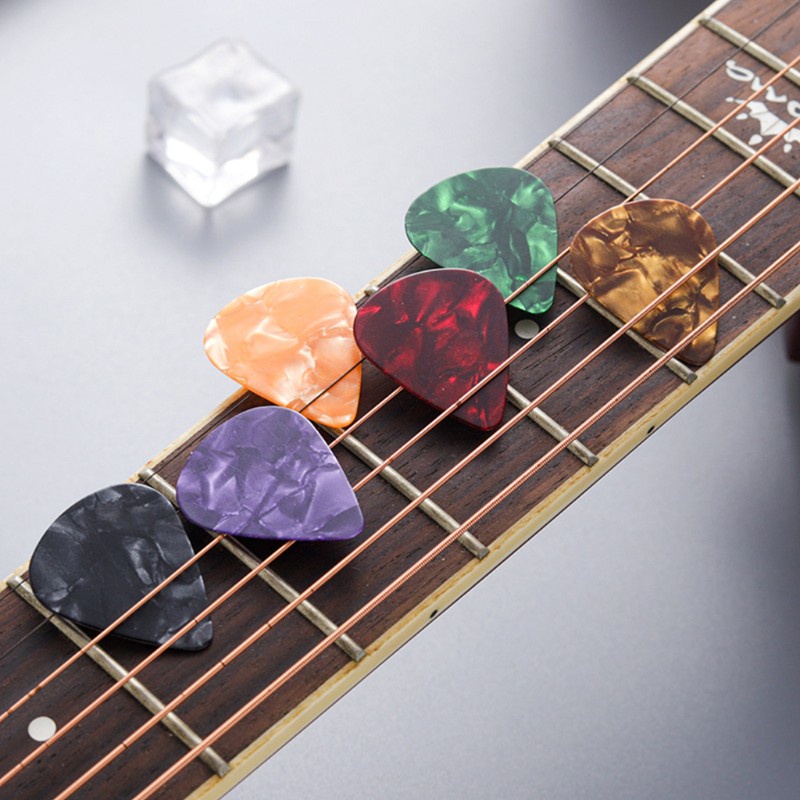 Glitter 4 Pcs/Set Universal Guitar Picks Epoxy Resin Mold Guitar Plectrums Silicone Mould DIY Crafts Guitar Thumb Finger Picks Casting Tools