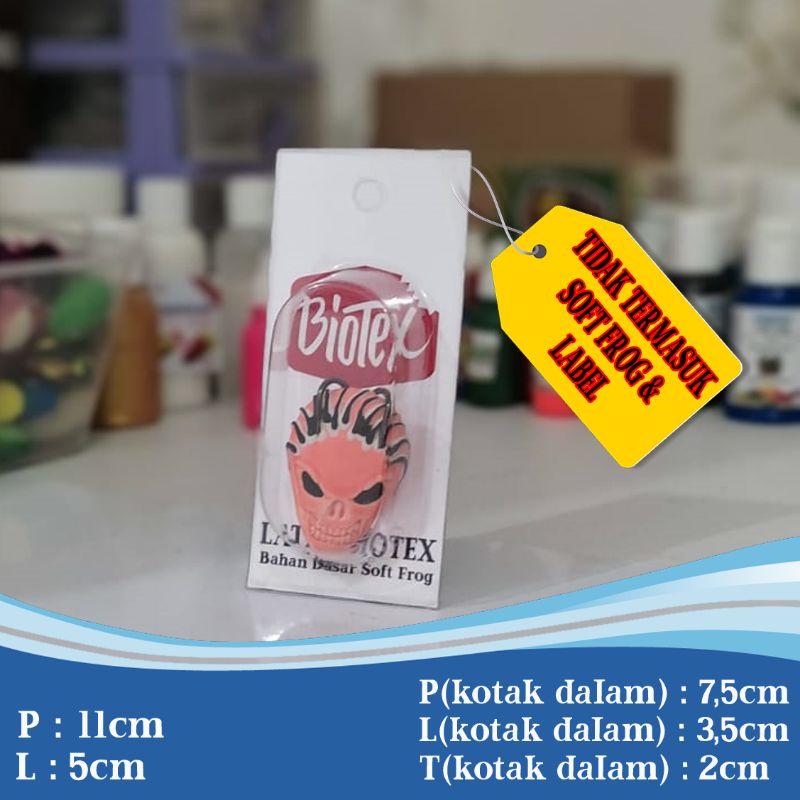 

Biotex Mika Vacuum Oval Slop No 2 Ukuran 11 x 5 Cm Per 10 Pcs